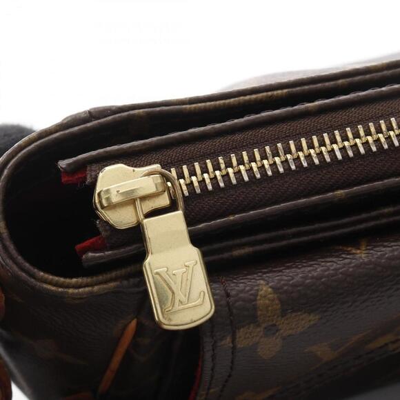 LOUIS VUITTON Brown Monogram Leather Shoulder Bag - Picture 7 of 9